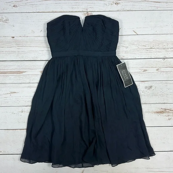 Dresses | J Crew Silk Strapless Formal Dress Sz 2 | Poshmark